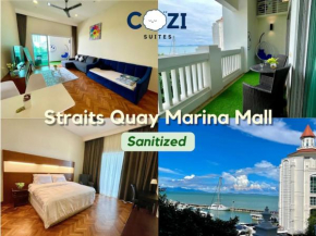 Instagramable Luxury Suites for Couples or Families • Straits Quay Penang • Sea View Balcony • Private Bathtub